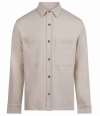 FR056 Front Row Premium Piqué Overshirt Natural colour image